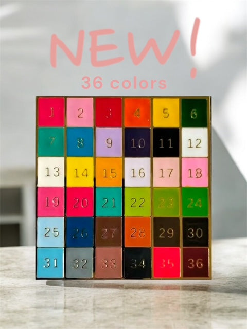 initial color necklace 36 colors